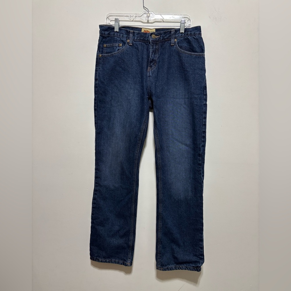 Field and Forest flannel Classic Blue Denim Jeans